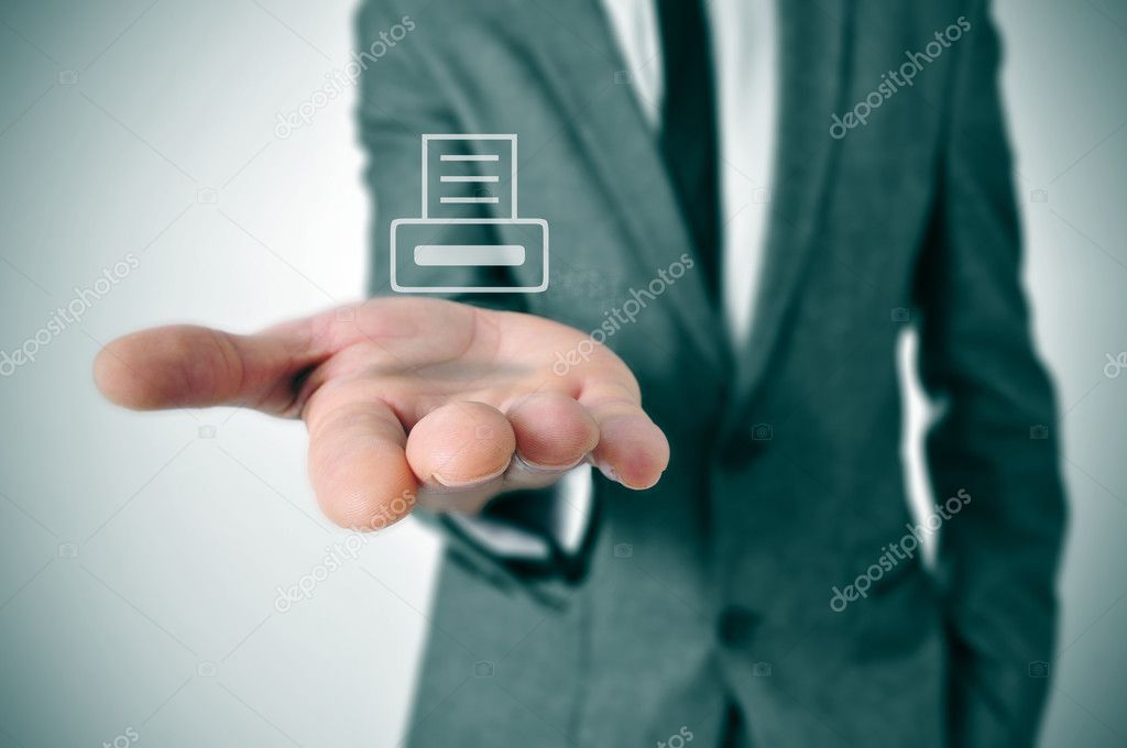 Stampante pronta alla stampa di documenti